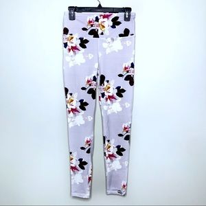 Mono B Floral Yoga Pants, Size M